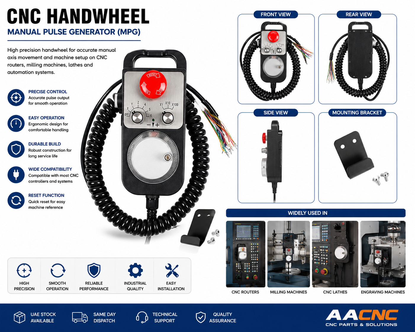 CNC Handwheel Pendant Handheld MPG UAE